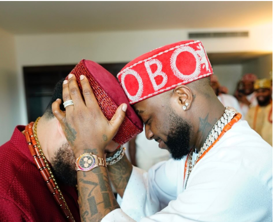 You no be just my manager, you be my shield: Davido Yarn About Asa Asika